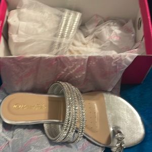 Dream Pairs rhinestone sandals